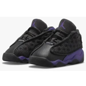 NIKE Air Jordan 13 Retro 'Court Purple' TD Sneaker Size 8C